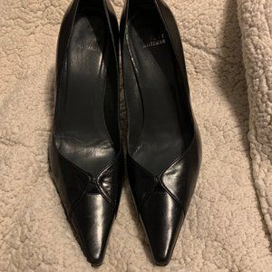 Stuart Weitzman Pointy Toe Pumps w/Cutout